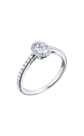 Кольцо Tiffany & Co 0,35 ct H/VVS2 Oval Cut Diamond Platinum (39179)