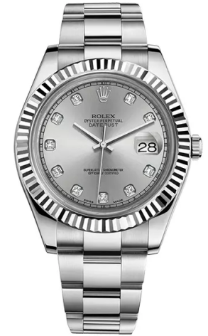 Часы Rolex Datejust II 41 мм Steel and White Gold 116334 (40951)