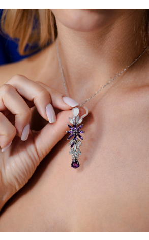 Подвеска Pasquale Bruni Ghirlanda Nefertiti Amethyst & Quartz & Diamonds (38037) №4