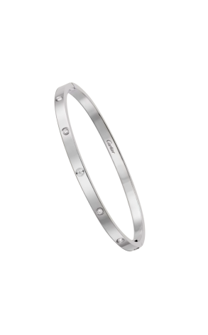Браслет Cartier White Gold Small Model 10 Diamonds CRB6048016 (37538)