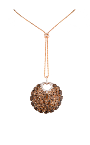 Колье Casato Smoky Quartz & Diamonds (37219)
