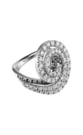 Кольцо Damiani Mimosa 2,50 ct Black & White Diamonds (37205) №5