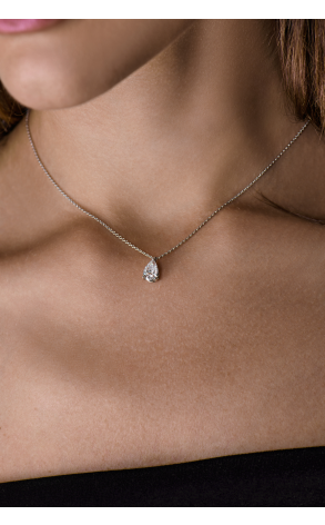 Подвеска GRAFF 1,54 сt D/VS2 Pear Cut Diamond & White Gold (41495) №4
