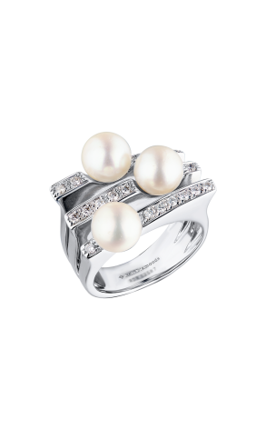 Кольцо RalfDiamonds Diamonds & Sea Pearl White Gold RDR (39210)