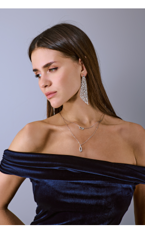 Серьги Safo Joaillerie 29,55 ct Round & Oval & Pear Cut Diamonds & White Gold (39725) №5