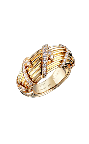 Кольцо Cartier Vintage 1994 Diamond Yellow Gold (36945)