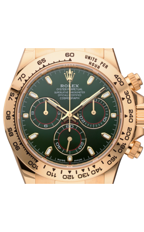 Часы Rolex Daytona Cosmograph 40mm Yellow Gold Green 116508 (36438) №2