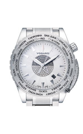 Часы Vogard World Timer Diamonds (36856) №2