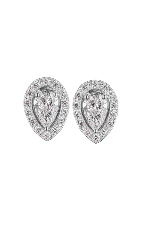 Серьги Gimbutis Jewelry Pearl Diamonds 0.70 ct D/VS2- 0.70 ct D/VS2 (36981)