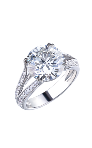 Кольцо RalfDiamonds 5.01 ct L/SI1 Round Diamond White Gold RDR (36673)