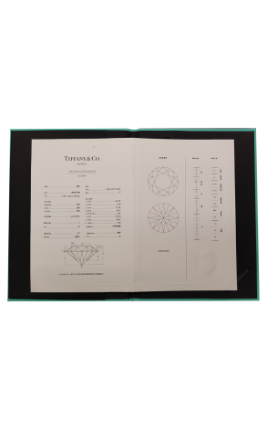 Кольцо Tiffany & Co Round Brilliant 0,63 ct H/SI1 Platinum (40790) №2