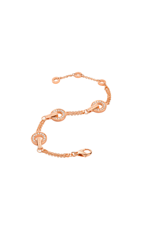 Браслет Bvlgari Rose Gold & Diamonds (S-M Size) 357314 (42948) №2