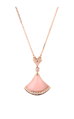 Подвеска Bvlgari Divas’ Dream Pink Opal Rose gold 354340 (36644)