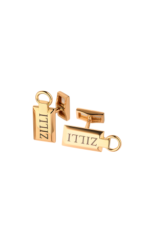 Запонки ZILLI Pair of Yellow Gold Cifflinks (37637)