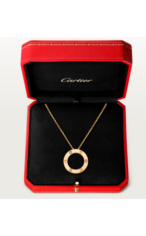Подвеска Cartier Love Yellow Gold 3 Diamonds B7014500 (38170) №2