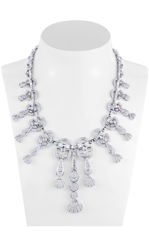 Колье RalfDiamonds 9,80 ct G-H/VS2-SI2 Round & Baguette Cut Diamonds RDN (42534)