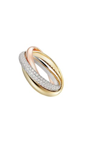 Кольцо Cartier Trinity de (Size 51) CRB4236051 (4221)