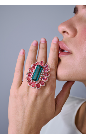Кольцо  Tourmaline "Cocktail Ring" (40687) №3