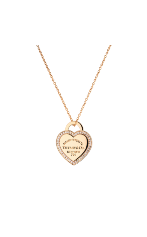 Подвеска Tiffany & Co Return to Tiffany Rose Gold & Diamonds (40763)
