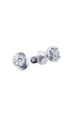 Пусеты RalfDiamonds 0.35 ct G/I2 - 0.31 ct I/VS2 White Gold RDE (37314)
