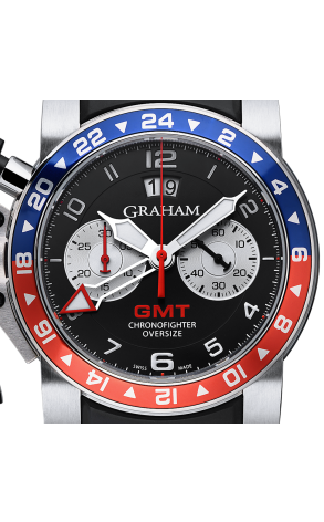 Часы Graham Chronofighter Oversize GMT Blue and Red 20VHS.B39A (37239) №2