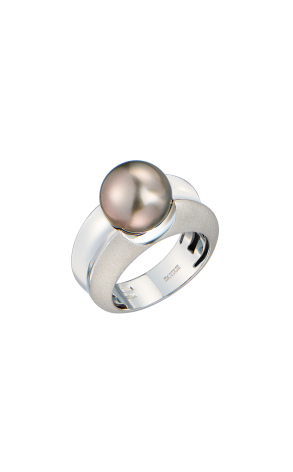 Кольцо Damiani Black Pearl 10 mm & White Gold (41743)