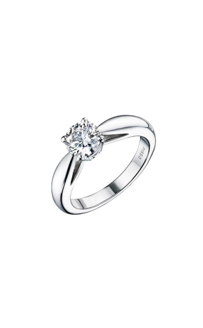 Кольцо Van Cleef & Arpels Bonheur Solitaire 0,43 ct D/VVS2 (41876)
