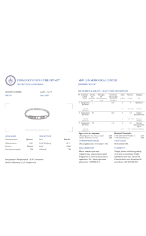 Браслет  2,51 ct Multishape Cut Diamonds (42646) №2