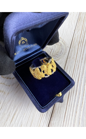 Комплект Mario Buccellati Leaf White & Yellow Gold & Diamonds (36989) №5