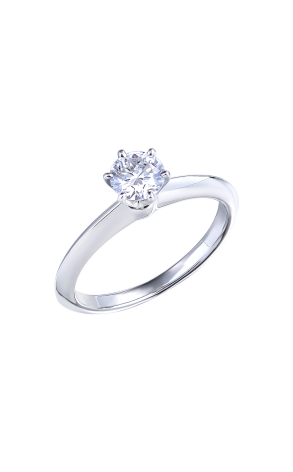 Кольцо Tiffany & Co 0,36 ct J/VS2 Round Cut Diamond Platinum (41124)
