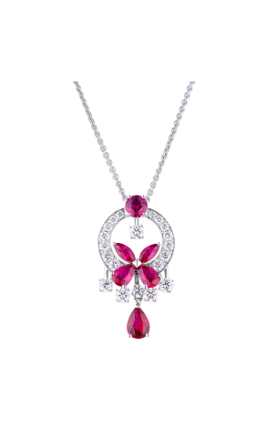 Подвеска GRAFF Classic Butterfly Ruby & Diamond GP (40348)