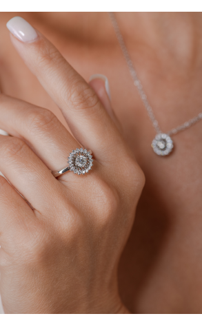 Кольцо RalfDiamonds White Gold 0.85 ct Round Diamonds (38105) №3