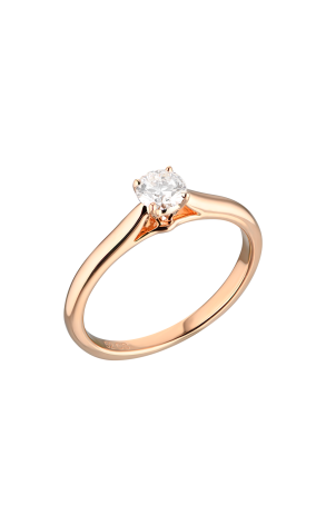 Кольцо Cartier Solitaire 0,31 ct E/VVS2 Rose Gold (SIZE 52) (40336)