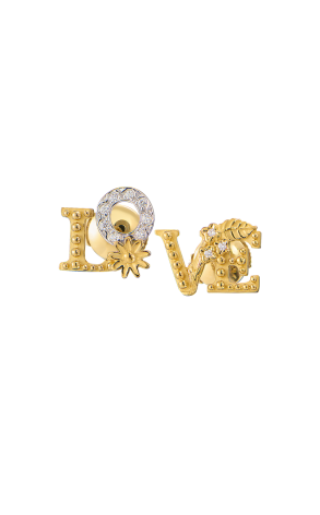 Серьги Carrera y Carrera Love Yellow & White Gold & Diamonds DA13751 030101 (43188)