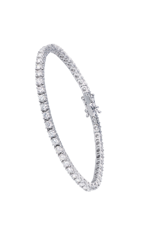 Браслет  4.10 ct G/VS1 Tennis White Gold & Diamonds (37945)