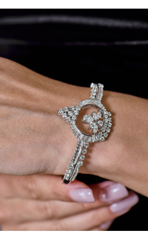 Браслет  5,36 ct Round, Baguette, Marquise, Pear Cut Diamonds & White Gold (42538) №2