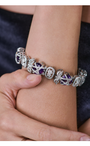 Браслет Vasily Konovalenko Charming Diamonds 4,58 ct & 36,80 ct Amethyst (40407) №2