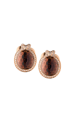 Серьги Pasquale Bruni C'est Moi Rose Gold Diamond Enamel (37442)