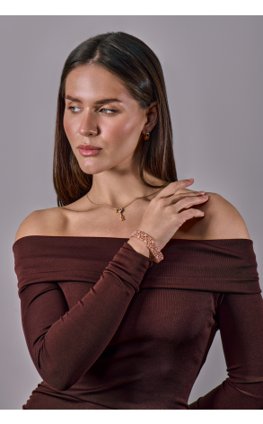 Браслет Roberto Coin New Barocco Collection Rose Gold & Diamonds (41658) №3