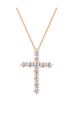 Крест Tiffany & Co Cross Rose Gold Large 2.00 ct (21592)