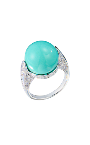 Кольцо Giancarlo Gioielli Turquoise & Diamonds (41598)