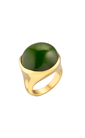 Кольцо Tiffany & Co Elsa Peretti Green Jade Cabochon 60126933 (40597)
