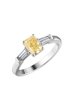 Кольцо GIA с бриллиантом 1,01 ct FLY/VS1 (36022)