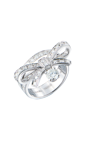Кольцо Chanel Ruban White Gold Diamond J11149 (42434)