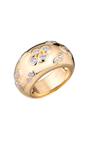 Кольцо Cartier Diamond Gold Band Ring 1994 (36172)
