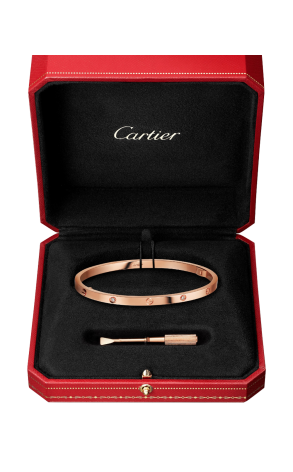 Браслет Cartier Love Rose Gold 6 Diamonds Small Model Bracelet B6047617 (36225) №2