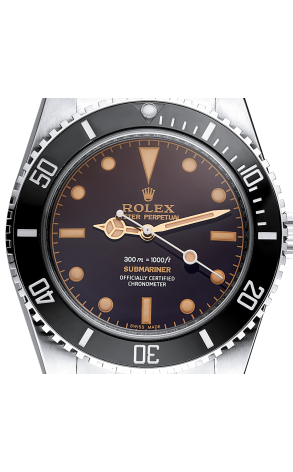 Часы Rolex Artisans De Geneve Submariner 6536 Brown Dial 114060 (37159) №2