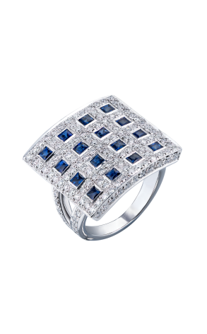 Кольцо RalfDiamonds Natural Sapphire 1,00 сt & Round Brilliant 1.60 ct RDR (37633)