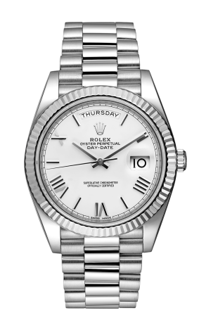 Часы Rolex Day-Date 40 White Roman Dial 228239 (17049)