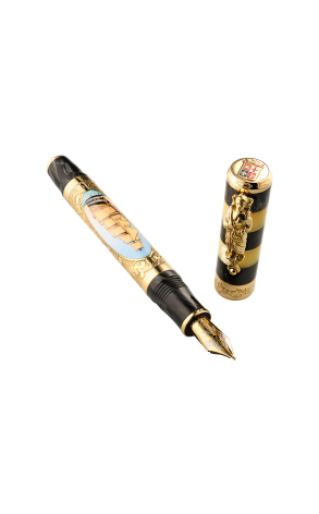 Ручка Montegrappa AMERIGO VESPUCCI SOLID GOLD ENAMEL FOUNTAIN PEN ***/267 (37197)